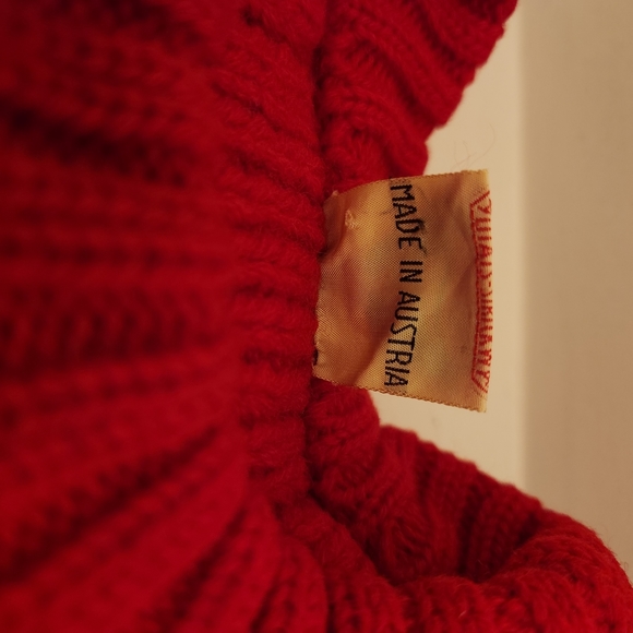 Vintage Red Bergland Ribbed Pullover Sweater - Picture 5 of 5
